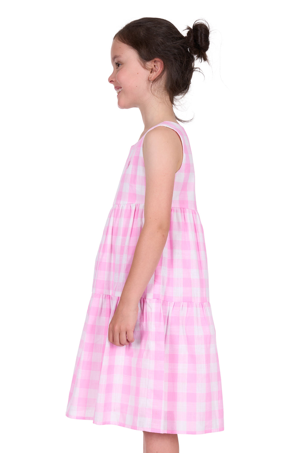 T5S5411084 Girls Amity Dress | Pink/White