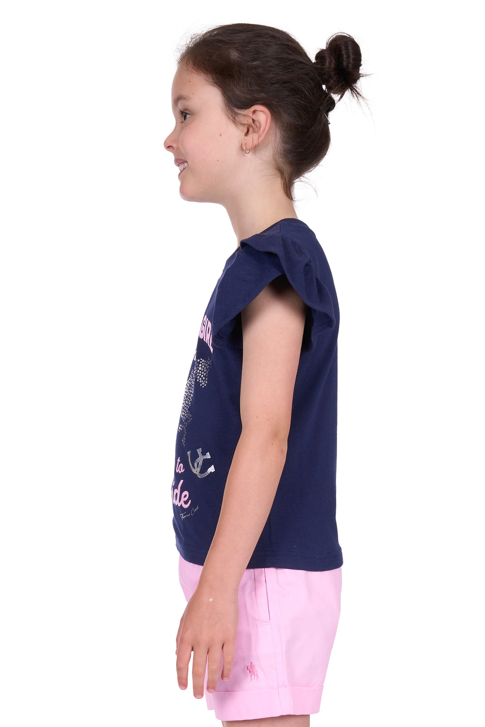T5S5503109 Girls Heidi SS Tee | Navy