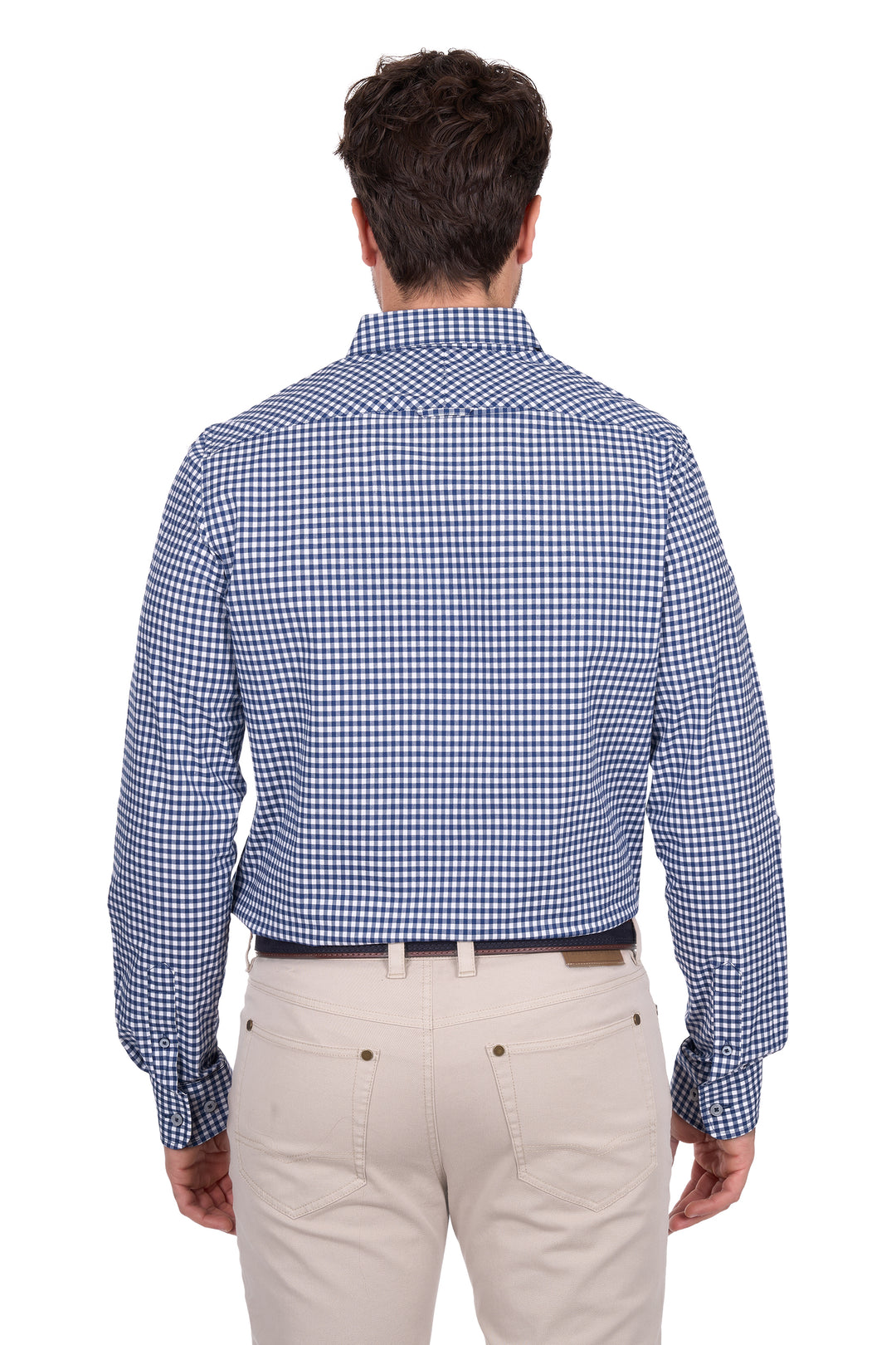 T6W1121050 Mens Anthony Tlrd LS Shirt | Navy/White