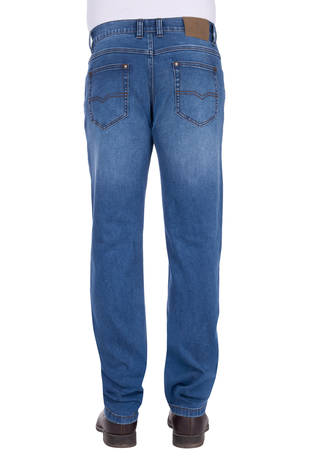 T6W1226102 Mens Brad Thermal Jean 32L | Light Wash