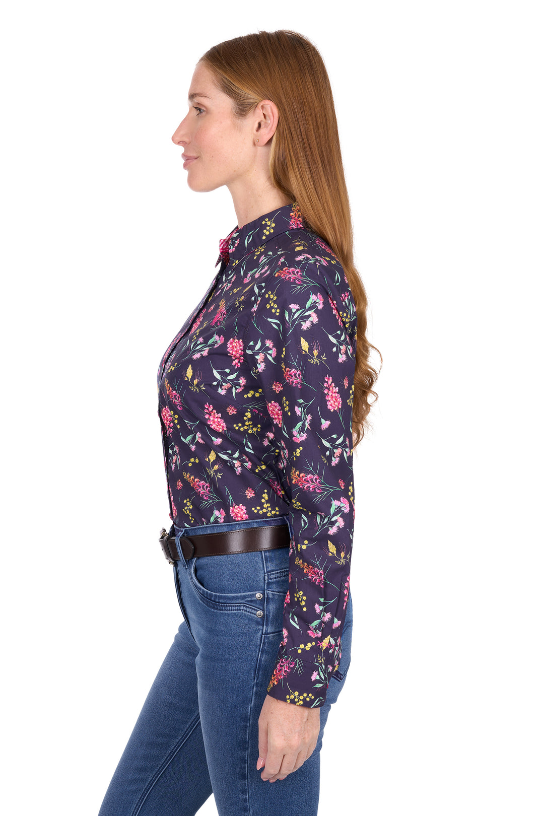 T6W2114064 Wmns Serena LS Shirt | Navy
