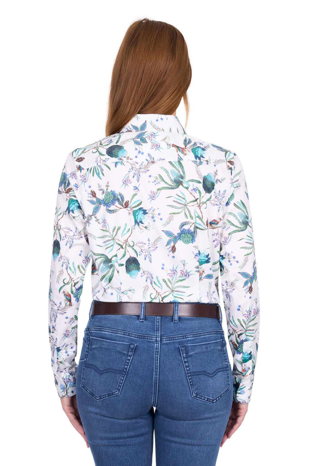 T6W2118065 Wmns Lucinda LS Shirt | Blue/White