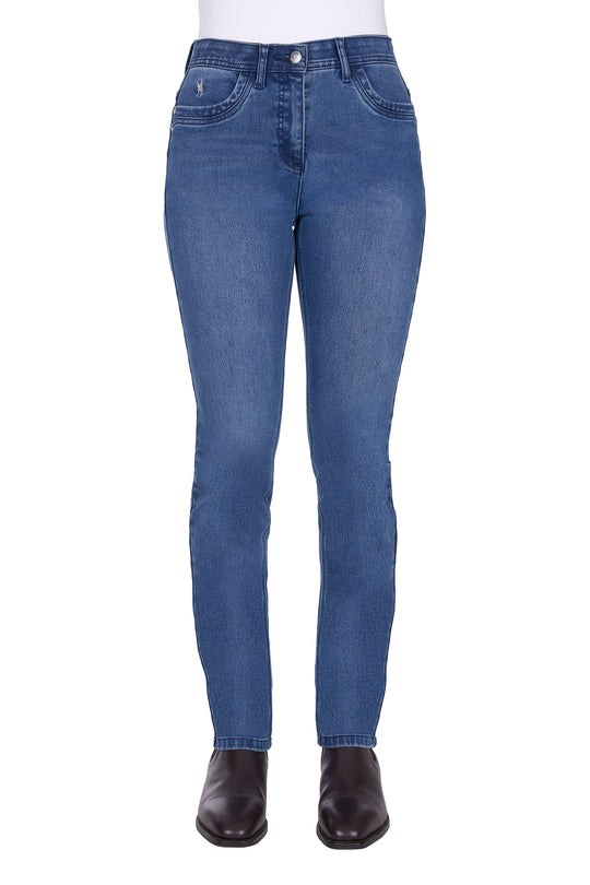 T6W2205102 Wmns Julia Thrml Jean 32L | Light Wash