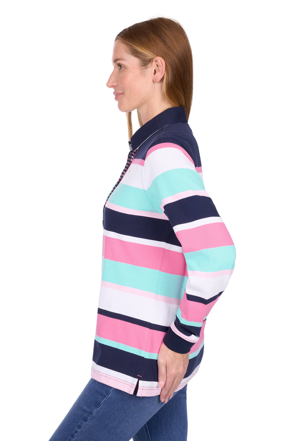 T6W2506072 Women's Vivian Stripe Rugby | Multi