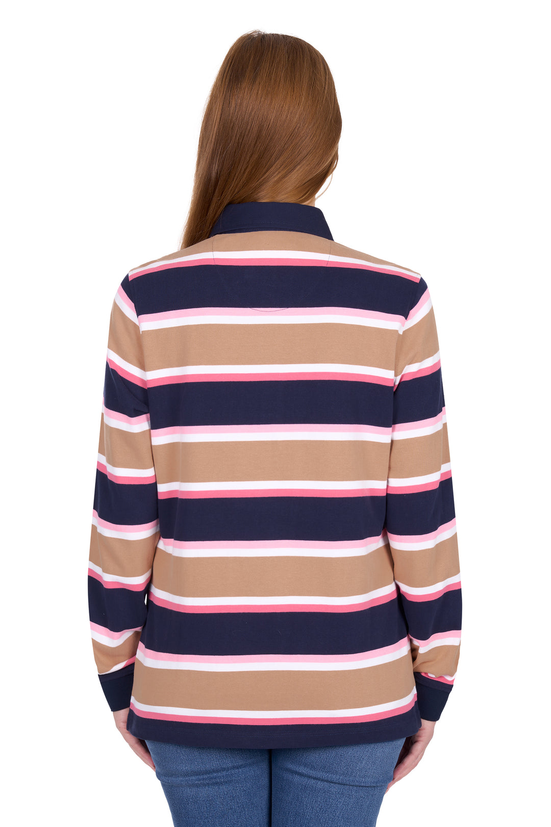 T6W2506074 Wmns Ruth Rugby | Tan/Pink