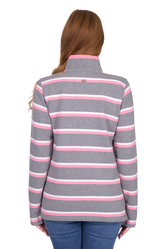 T6W2527079 Wmns Jane 1/4 Zip Rugby | Charcoal Marle