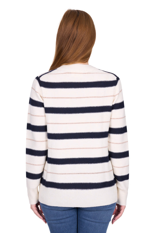 T6W2548098 Wmns Gracie Jumper | Navy/Cream