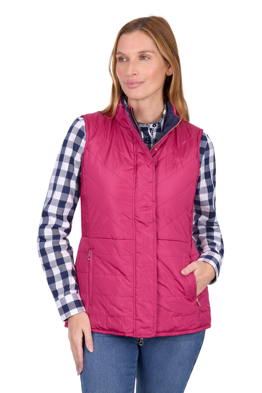 T6W2620056 Wmns Mayfield Revs Vest | Hot Pink/Navy