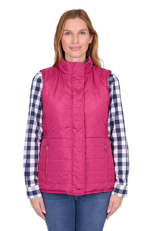 T6W2620056 Wmns Mayfield Revs Vest | Hot Pink/Navy