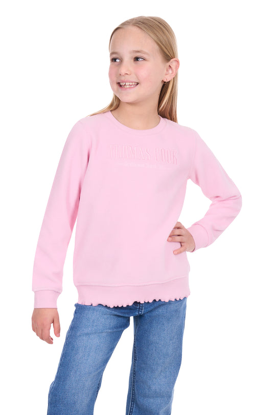 T6W5532136 Girls Sally Crew | Pink