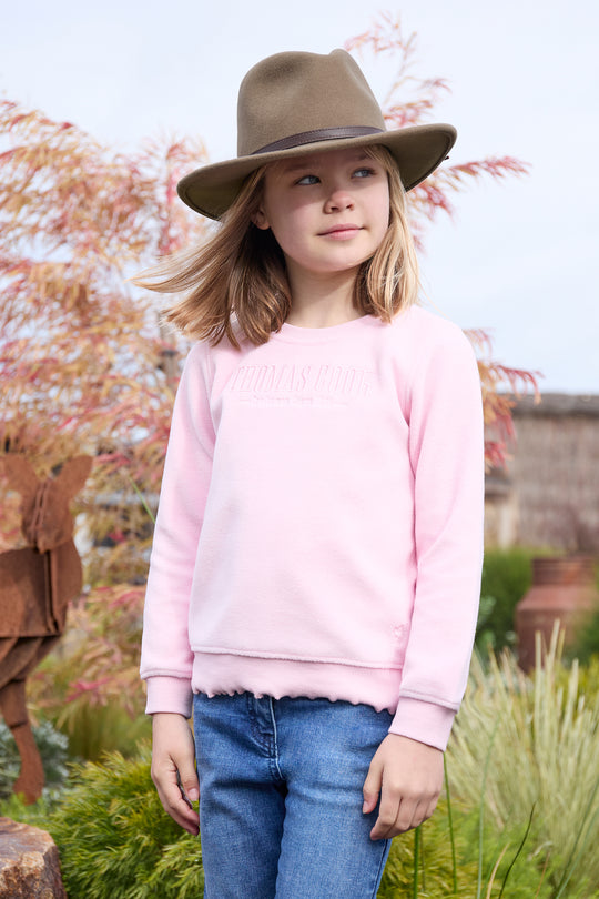 T6W5532136 Girls Sally Crew | Pink