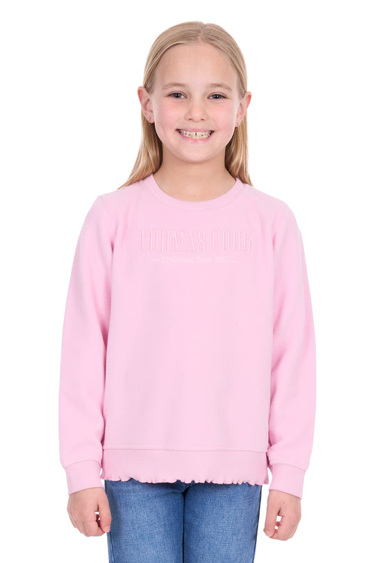 T6W5532136 Girls Sally Crew | Pink