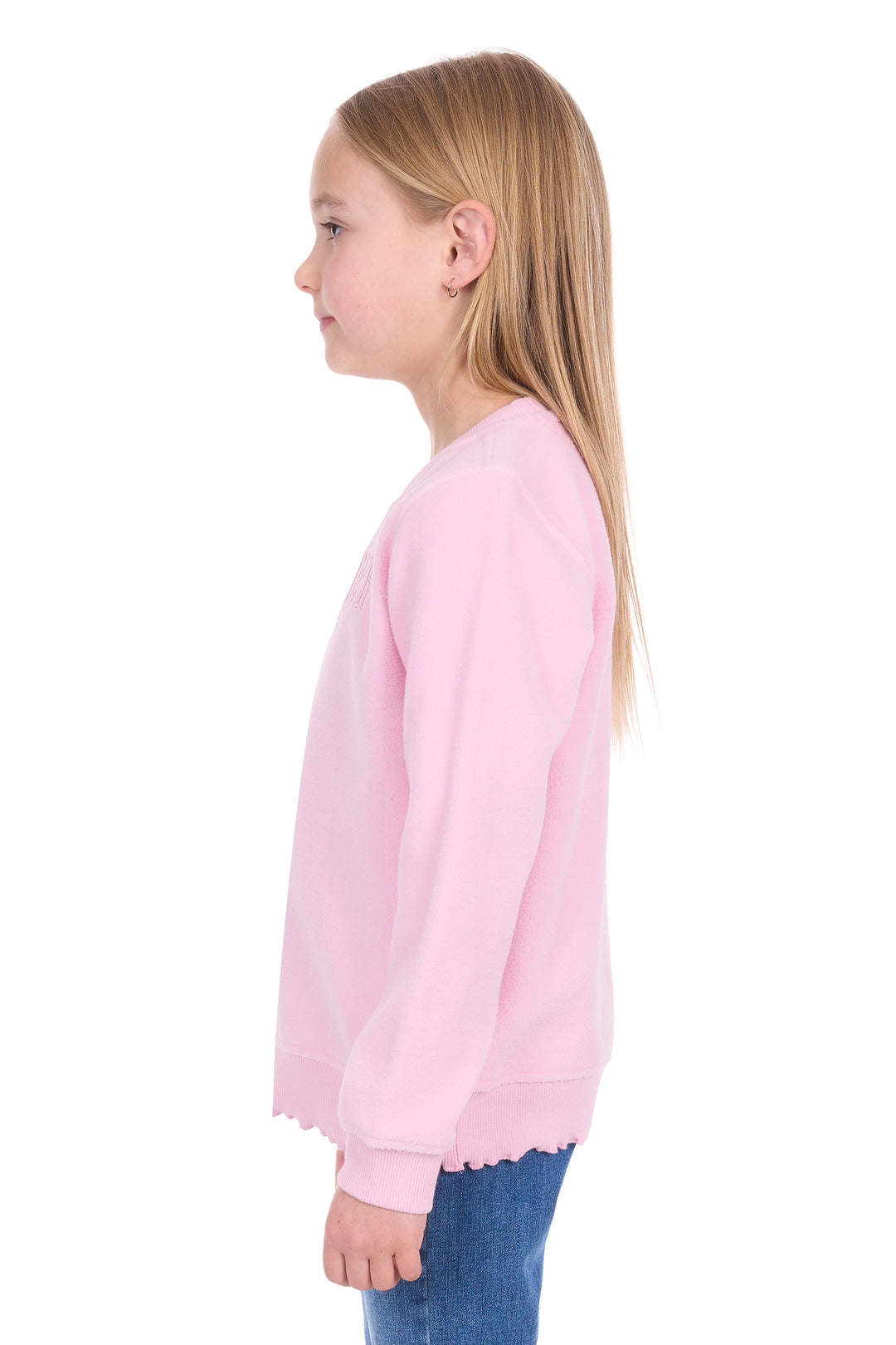 T6W5532136 Girls Sally Crew | Pink
