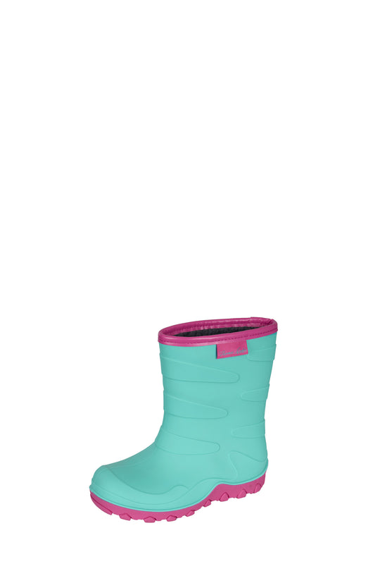 T6W78123 Norfolk Infant Gumboots | Turquoise/Fuchsia