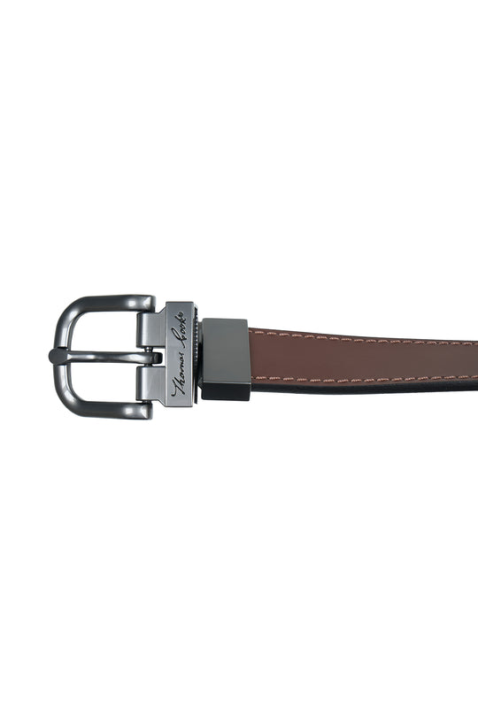 T6W7975BEL Kid's Reversible Belt | Chocolate / Black