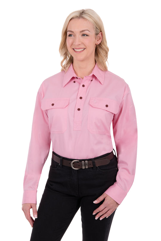 TCP1126005 Unisex LIGHT DRILL H/PLKT LS SHIRT