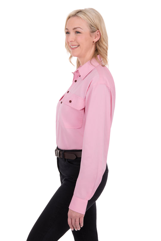 TCP1126005 Unisex LIGHT DRILL H/PLKT LS SHIRT