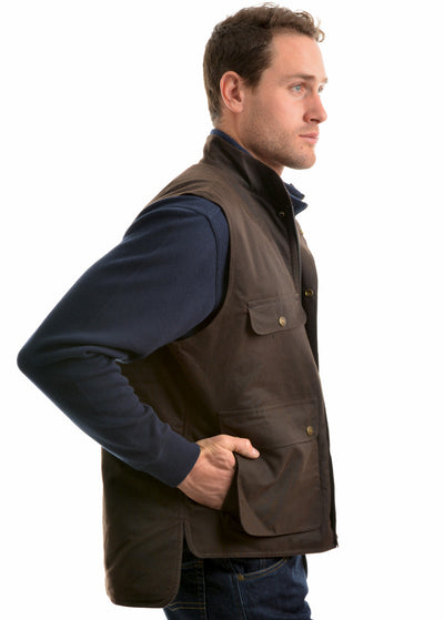 TCP1632408 High Country Professional Oilskin Vest | Rustic Mulch