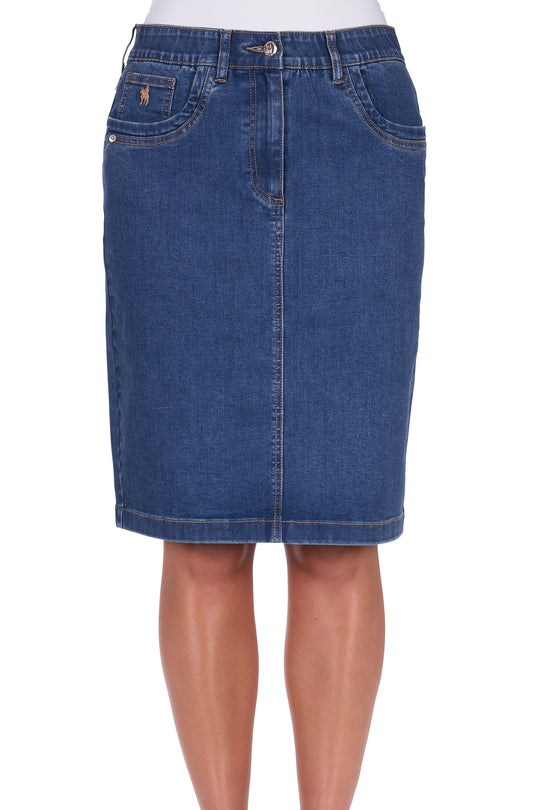 TCP2410064 Women’s Lucy Denim Skirt | Midwash