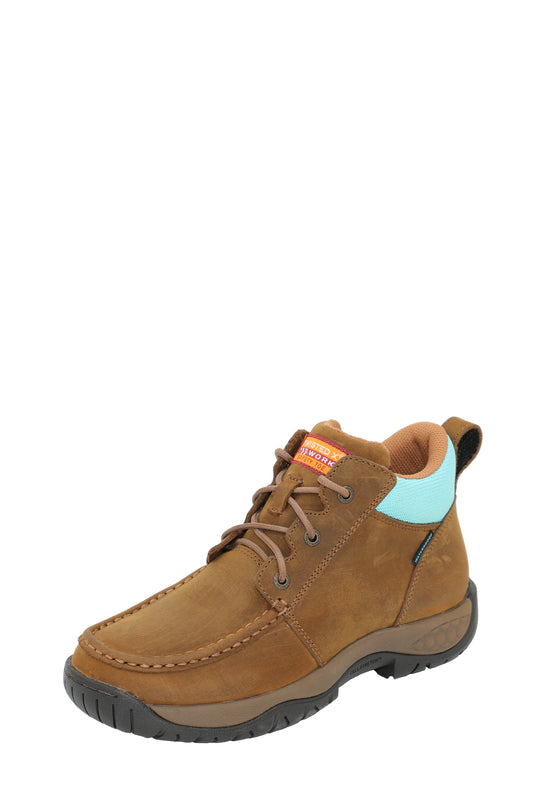 TCWAXW002 Women’s 4” All Around Work Boot | Oiled Saddle | Aruba Blue
