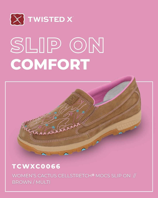 TCWXC0066 Wmns Cactus Cellstretch Slip on | Brown/Multi