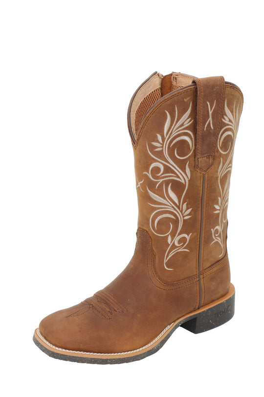 TCWXTR023 Women’s 11” Tech X®2 Zip Boot | Oiled Brown /  Brown