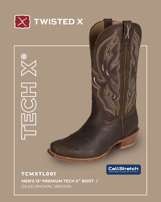 TCMXTL001 Mens 13 Premium Teck X Boot | Oiled Brown/Brown