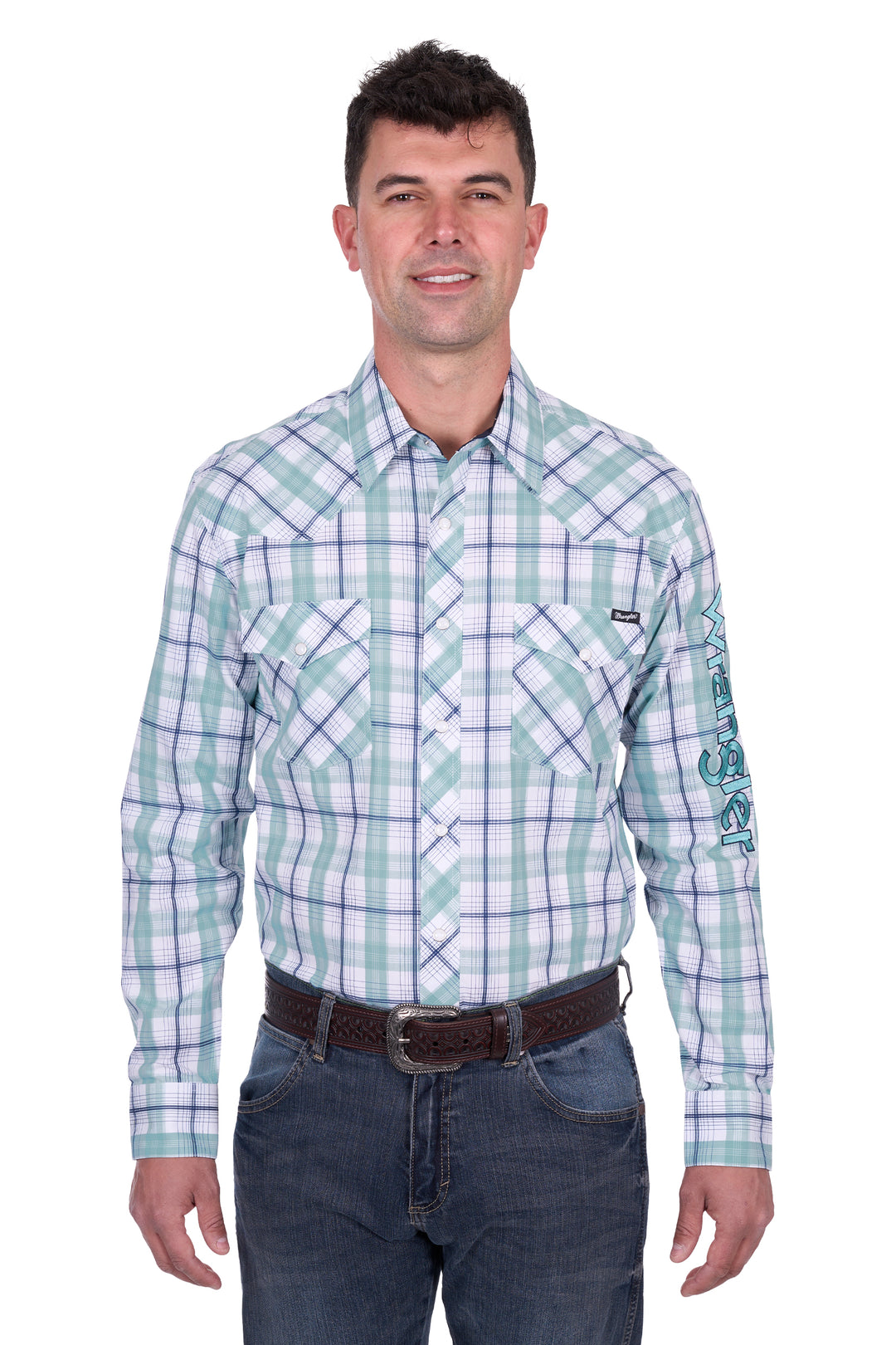 X5S1111364 Mens Jacob Logo Long Sleeve Shirt