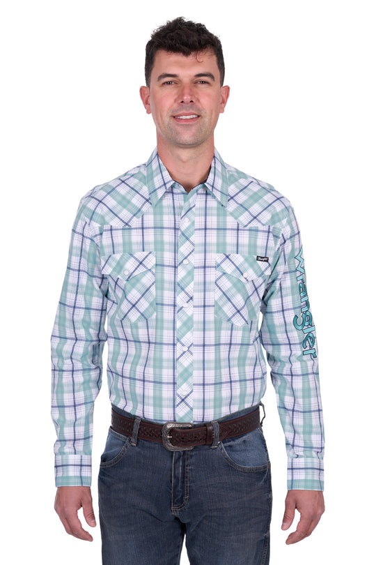 X5S1111364 Mens Jacob Logo Long Sleeve Shirt
