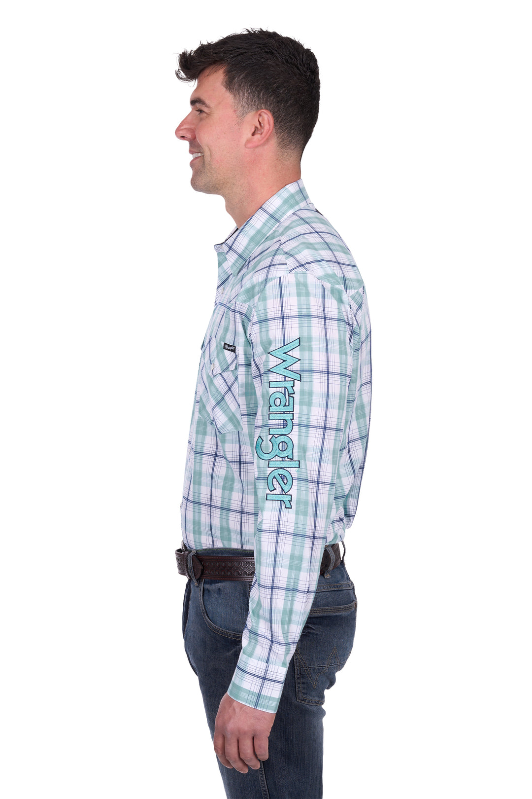 X5S1111364 Mens Jacob Logo Long Sleeve Shirt