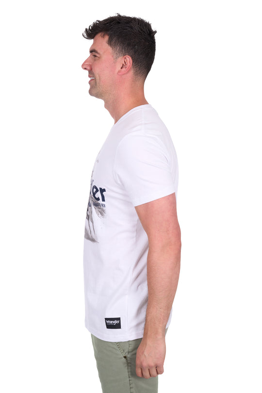X5S1557393 Mens Lance SS Tee | White