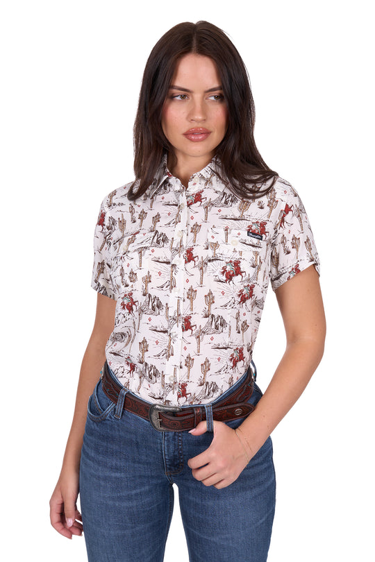 X5S2132436 WMNS CELESTE SS SHIRT