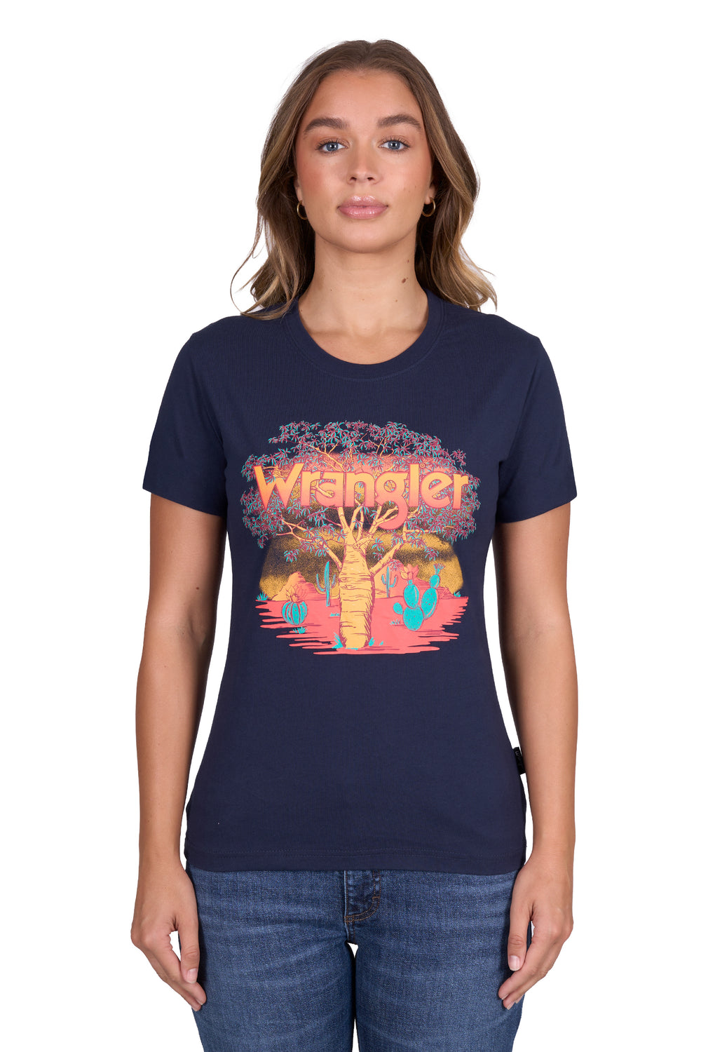 X5S2598425 Women’s Lottie Short Sleeve Tee | Navy