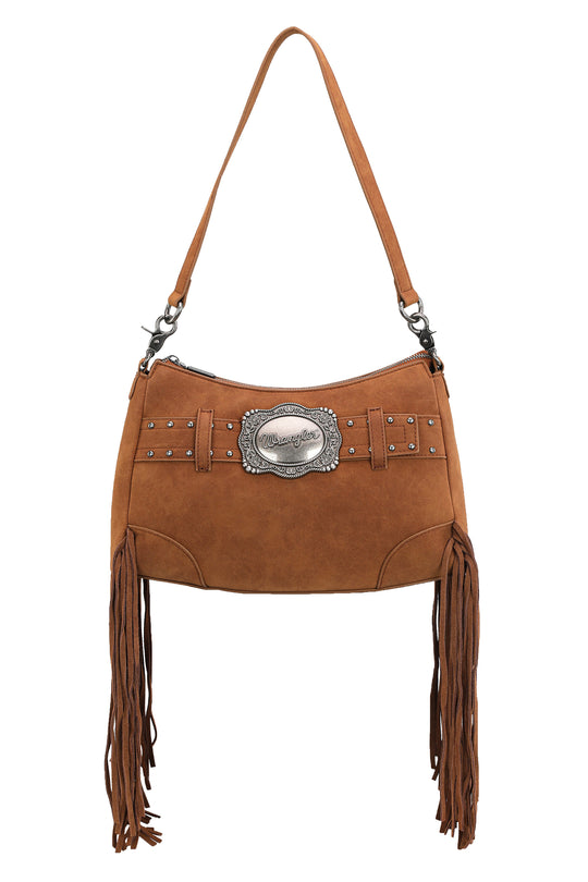 X5S2938BAG FEATURE BUCKLE SHOULDER BAG | Tan