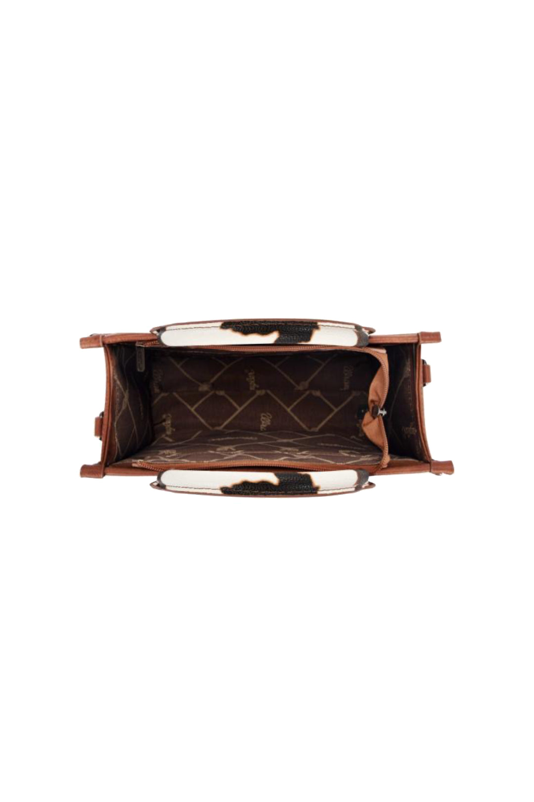 X5S2955BAG Cow Print Crossbody Bag | Dark Tan