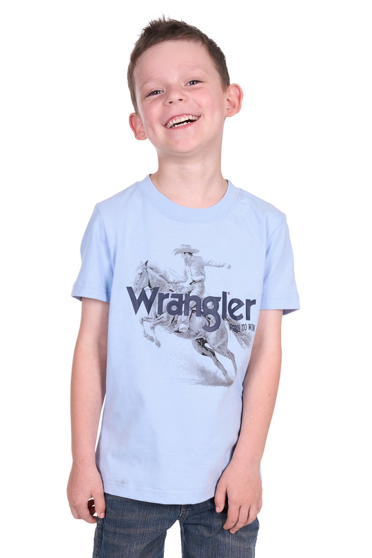 X5S3557393 Boy’s Lance Short Sleeve Tee  | Light Blue