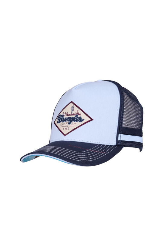 X6S1943CAP Hank HP Trucker Cap | Navy/Light Blue