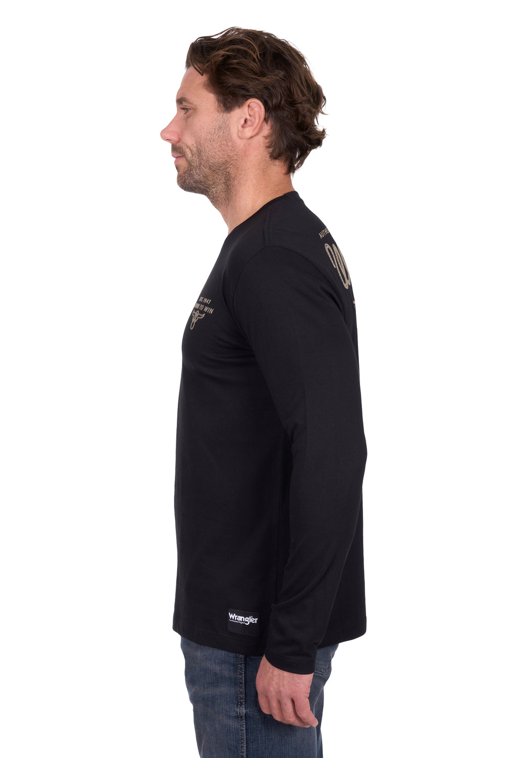 X6W1568500 Mens Evan LS Tee | Black