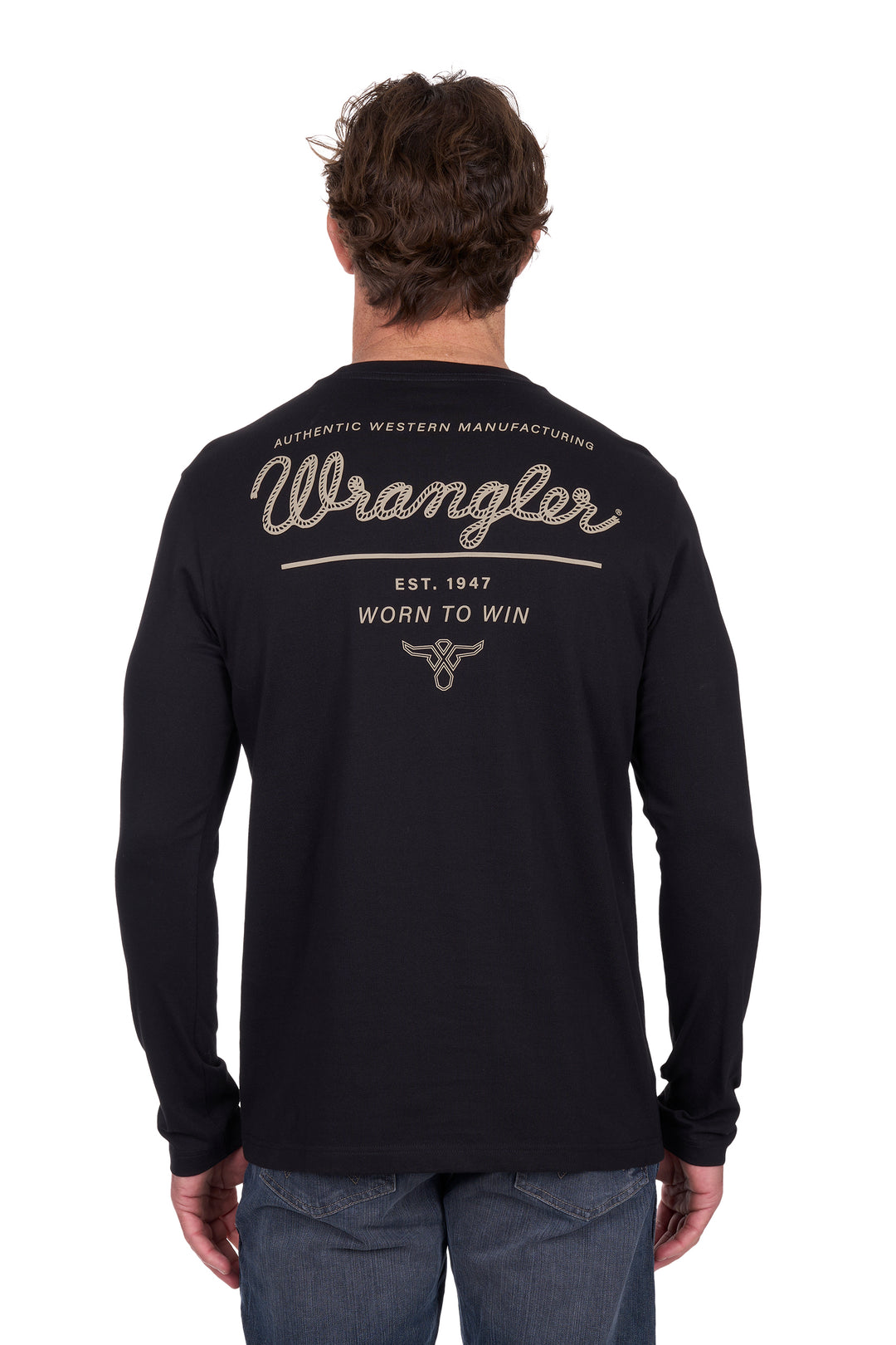 X6W1568500 Mens Evan LS Tee | Black