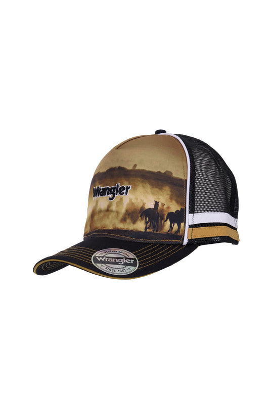 X6W1946CAP Eddie Hp Trucker Cap | Black/Multi