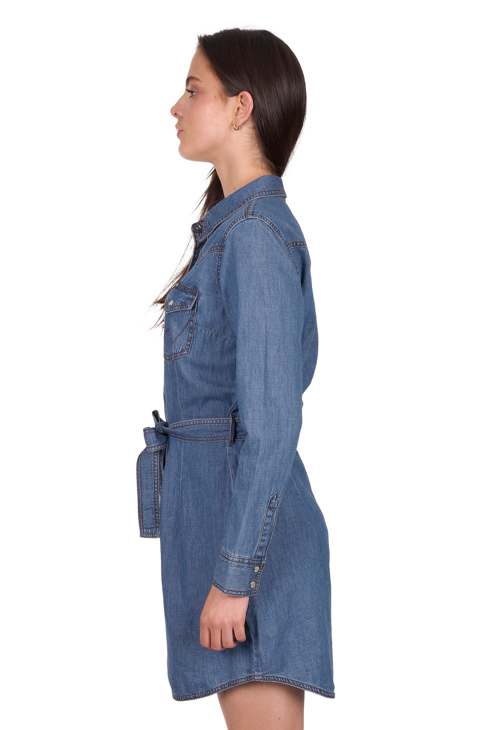 X6W2460539 Wmns Wendy LS Dress | Mood Indigo
