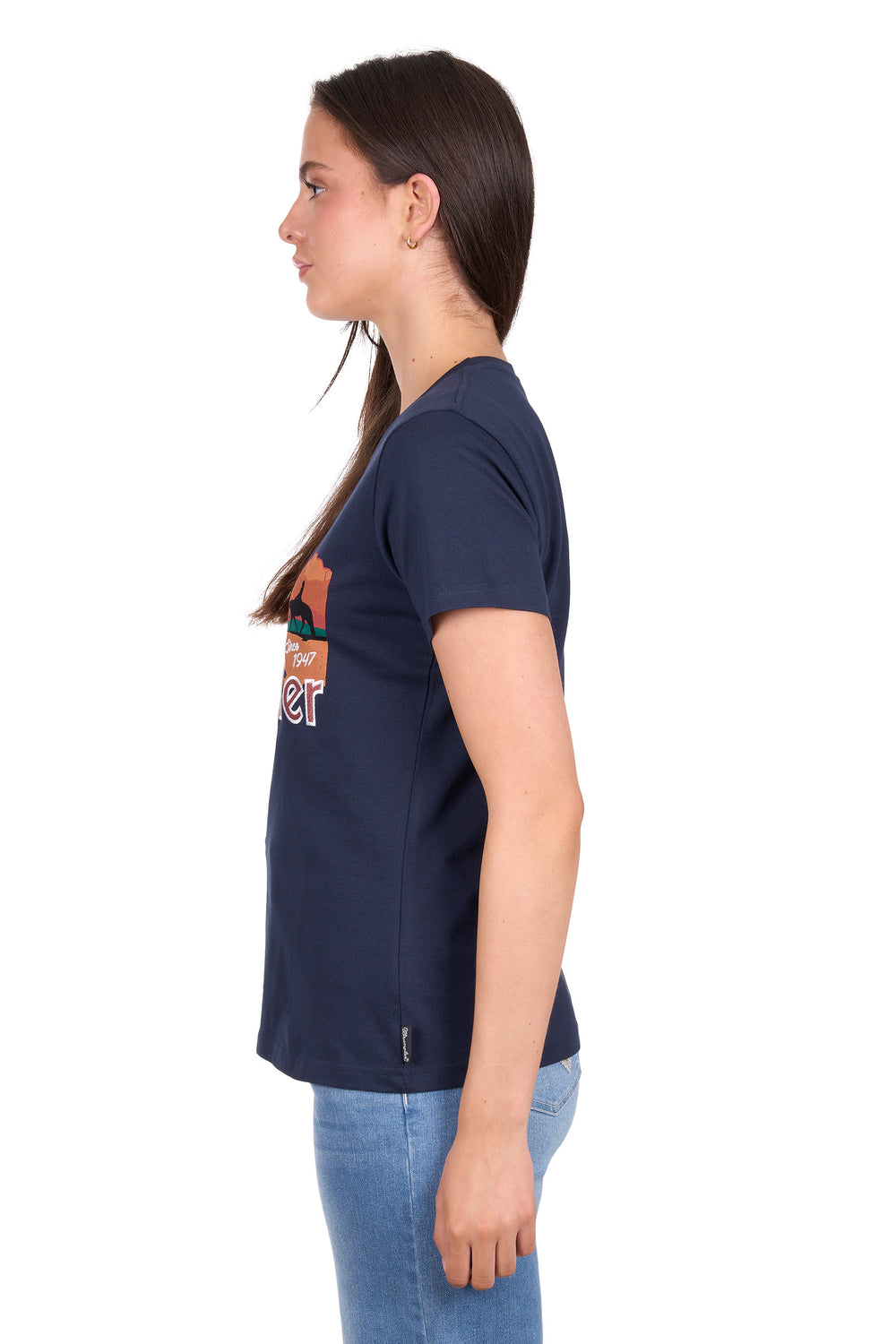 X6W2598537 Wmns Natasha SS Tee | Navy