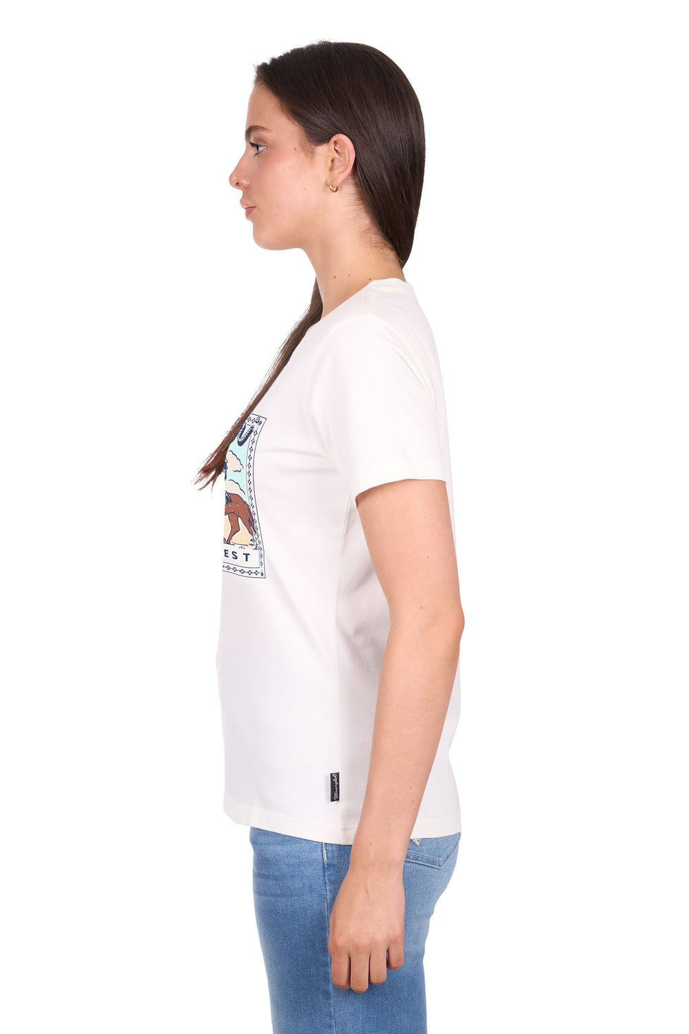 X6W2598540 Wmns Vanessa SS Tee | Cream