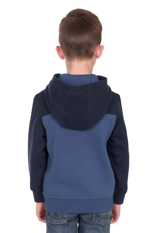 X6W3540513 Boys Clinton Hoodie | Navy/Denim
