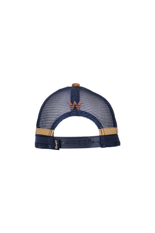 X6W3952CAP Kids Connor Trucker Cap | Tan/Navy