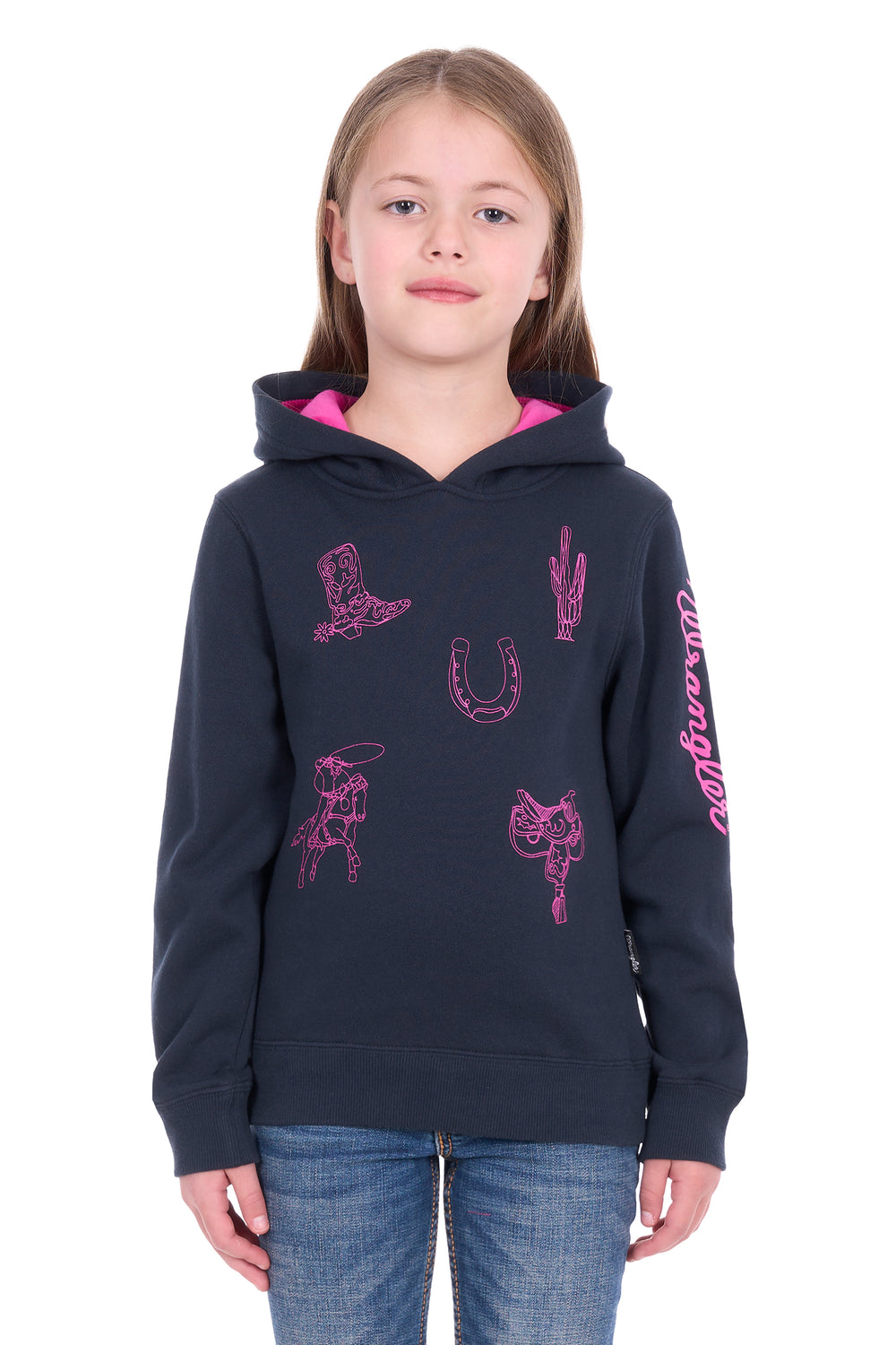 X6W5597551 Girls Mallory Hoodie | Navy