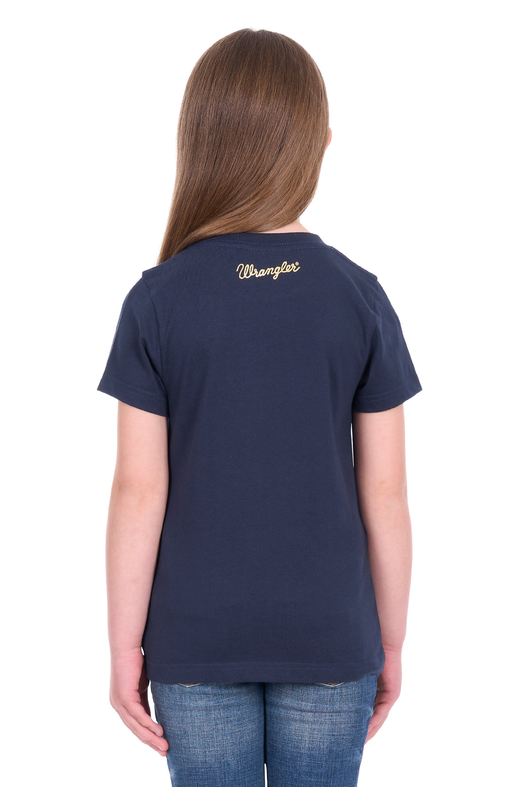 X6W5598540 Girls Vanessa SS Tee | Navy