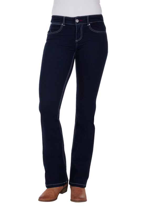 XCP2246493 Women's  Mae Mid Rise 34" Leg Jean | Jackson Jewels