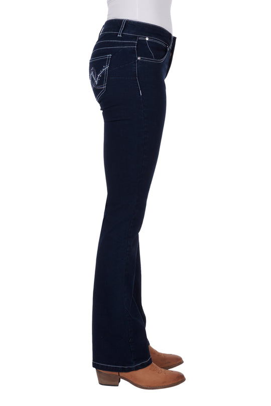 XCP2246493 Women's  Mae Mid Rise 34" Leg Jean | Jackson Jewels