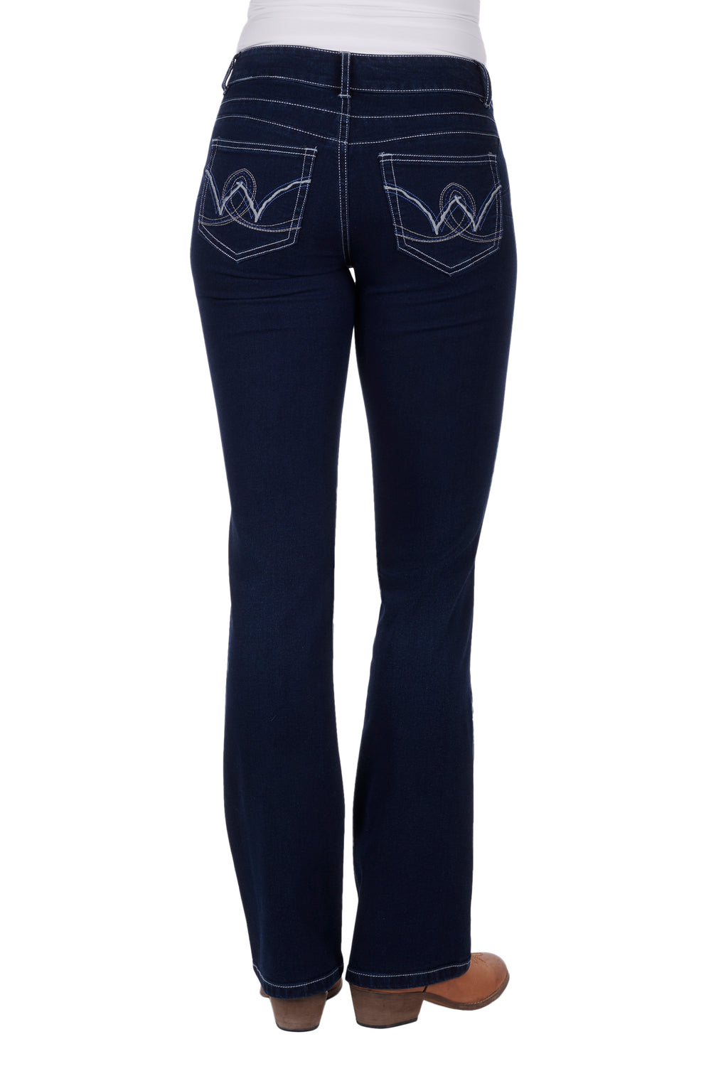 XCP2246494 Wrangler Womens Retro Mae Mid Rise 34" Leg Jeans | Carolina Breakaway